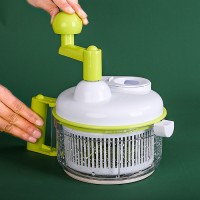 Kitchen appliance tool Mixing maker quick dry plastic salad spinner with bowl