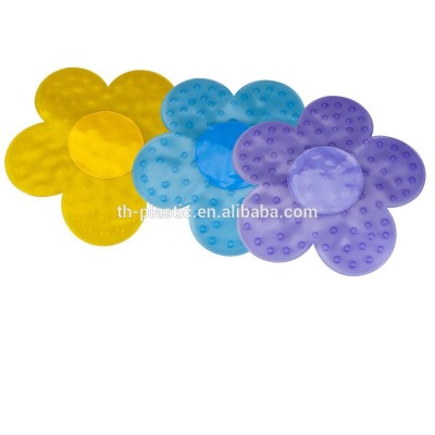 flower shape PVC non slip bath mat Chinese supplier