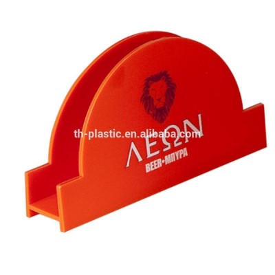 Chinese red color restaurant tableware plastic paper towel napkin holder