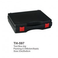 hot sale carry plastic tood box with handle big shape