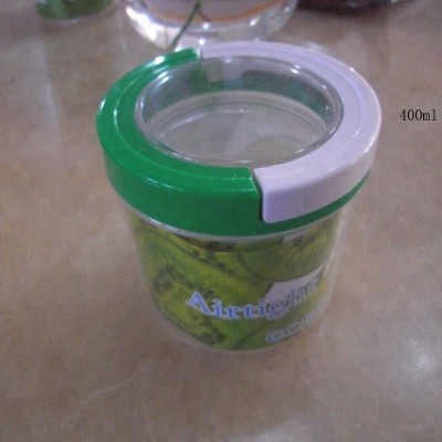 plastic airtight food storage container snack box with lock