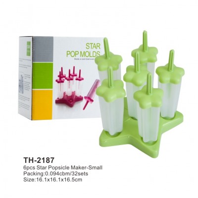 6pcs Star Popsicle Maker