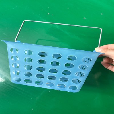 Amazon hot selling plastic rectangle home household goods storage bath bathroom basket