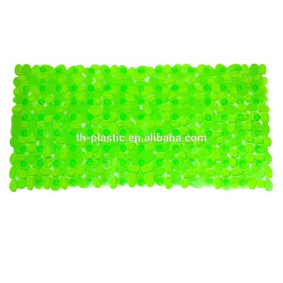 cobblestone PVC non-slip bath mat square shape