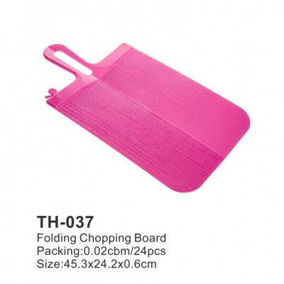 kitchen using foldable food grade pp plastic rectangle folding cutting board