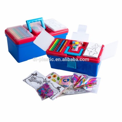 plastic tooling box for kid and school children painting